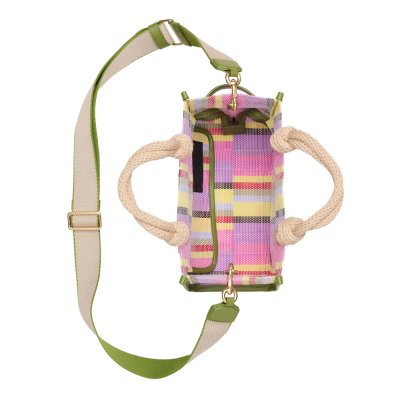 THE STRIPE MESH SMALL TOTE BAG